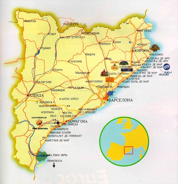 023-Карта Каталонии